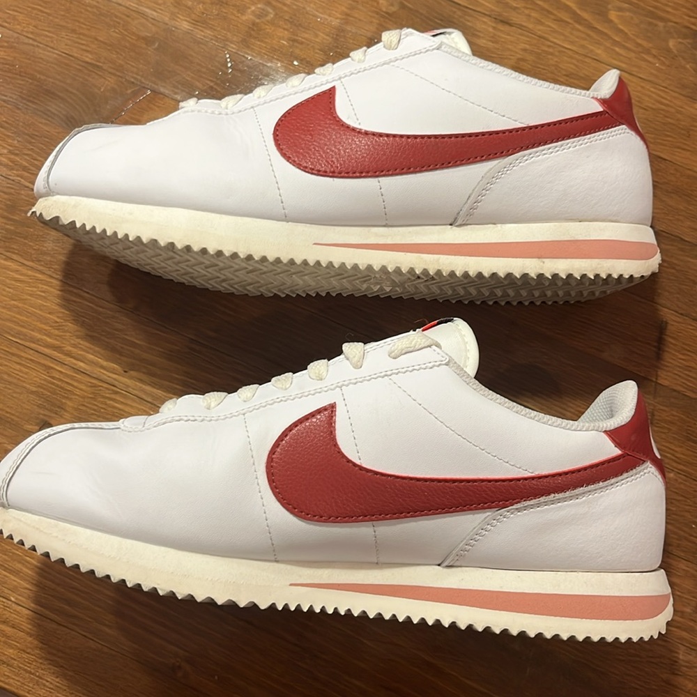 Nike Cortez Leather Red Stardust Sail Cedar Women's 10 w/ Box